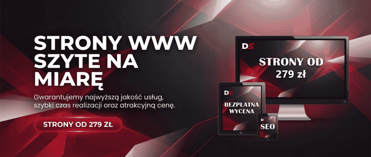 Strony WWW szyte na miarę - DSprojekt.pl